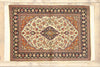 4 x 5 Vintage Persian Silk Qum Rug 74586