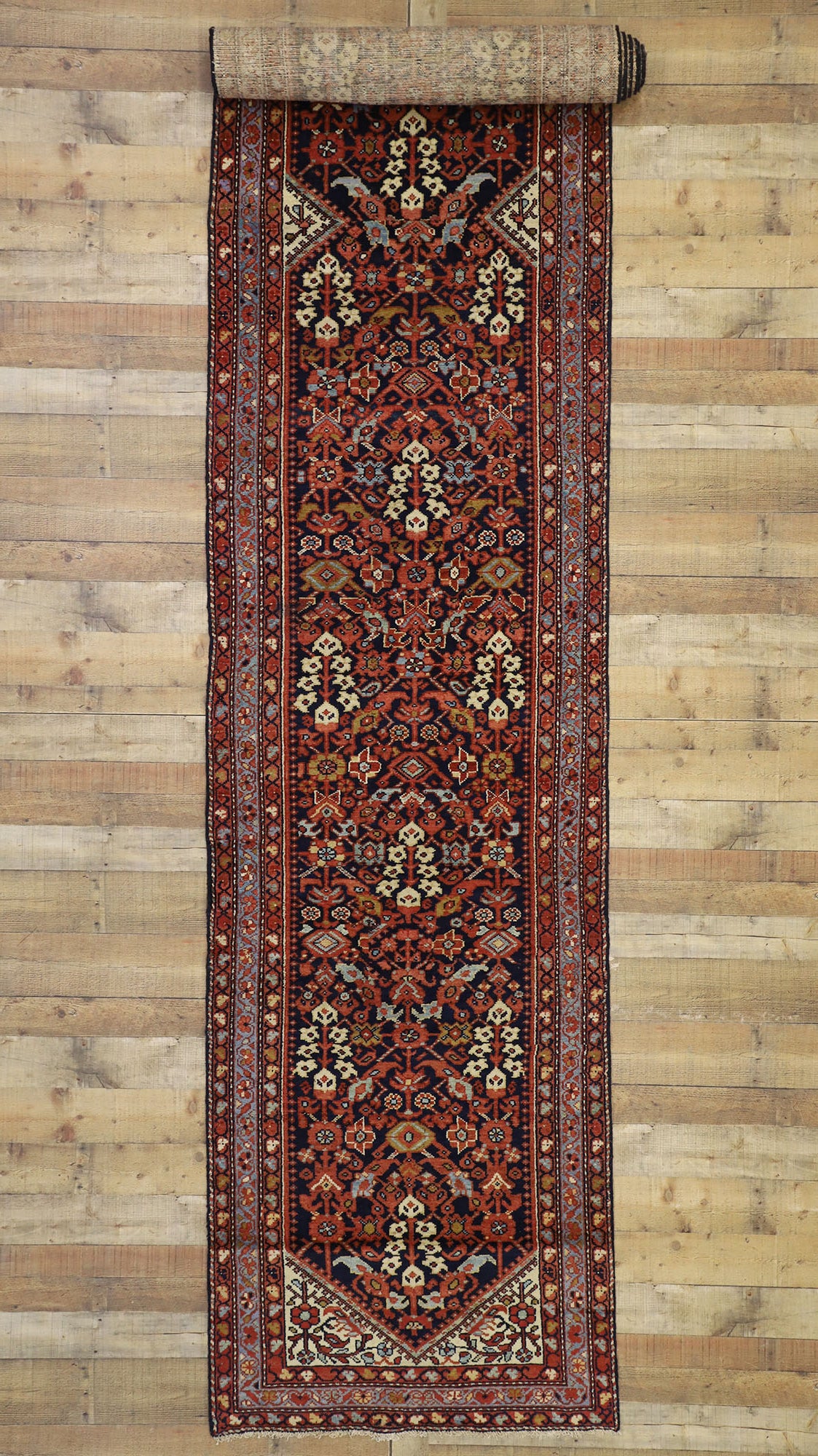 3 x 20 Antique Persian Malayer Rug 74636