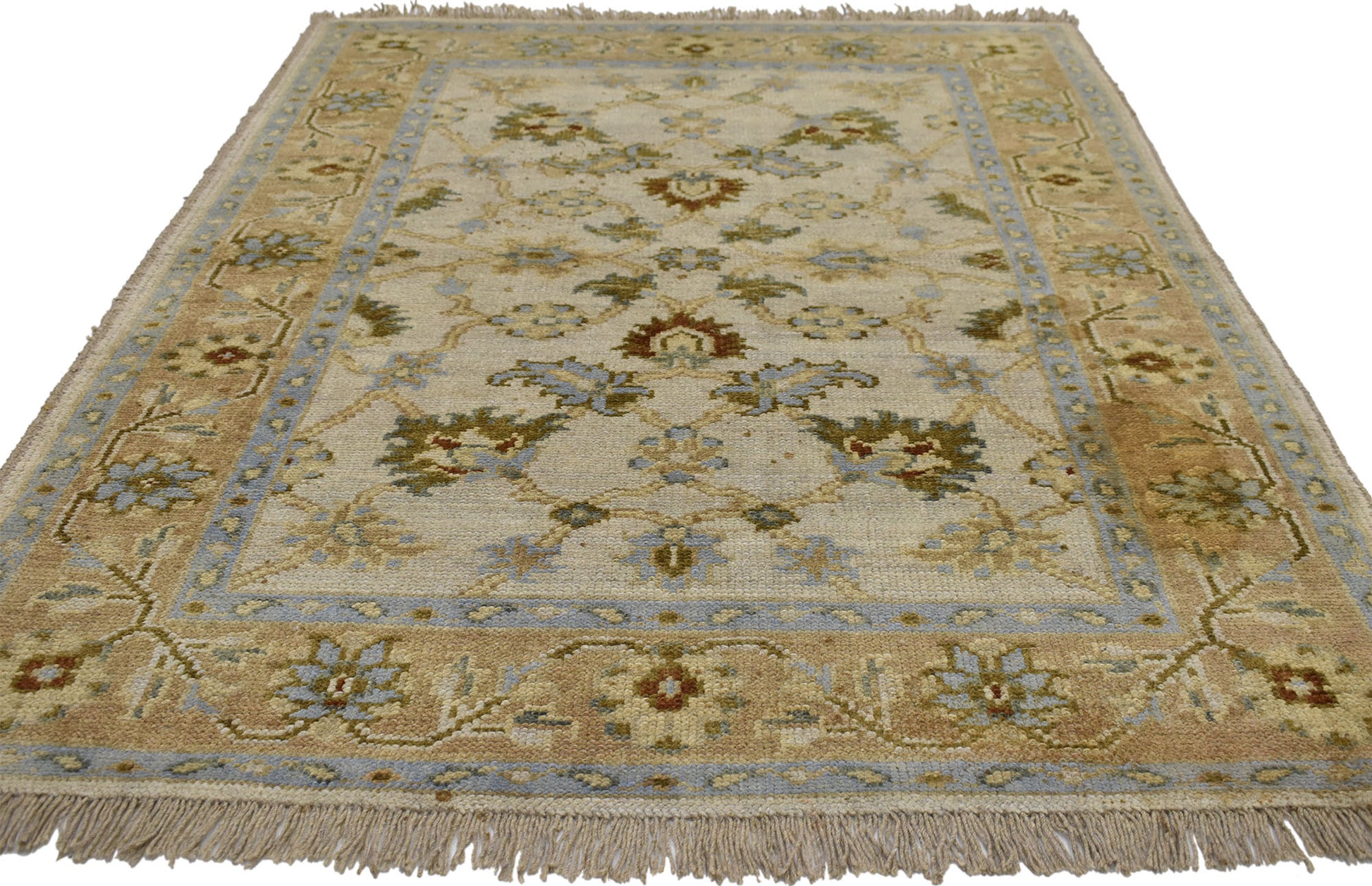 4 x 6 Vintage Indian Garden Rug 74641