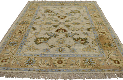 4 x 6 Vintage Indian Garden Rug 74641