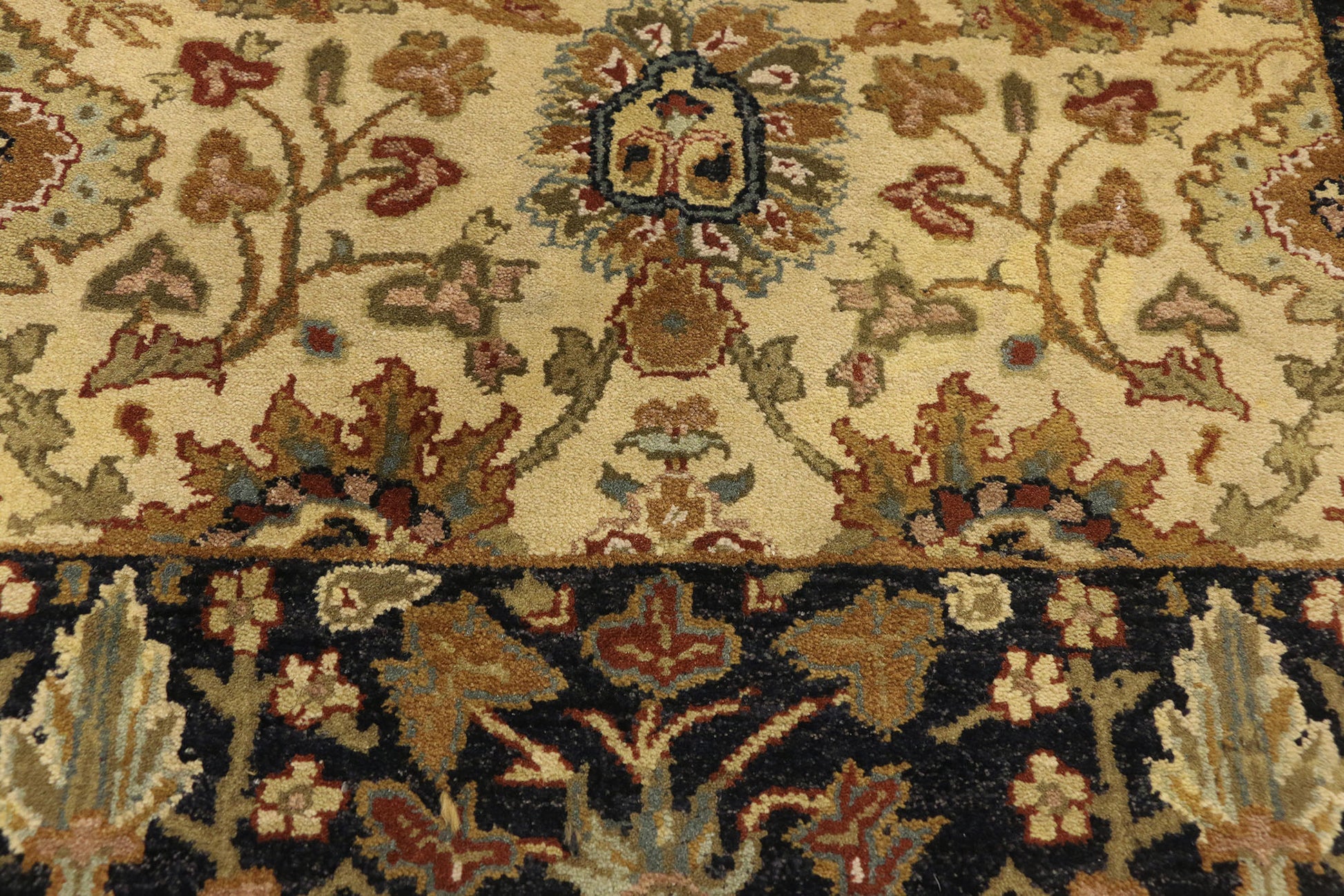 3 x 5 Vintage Indian Rug 74645