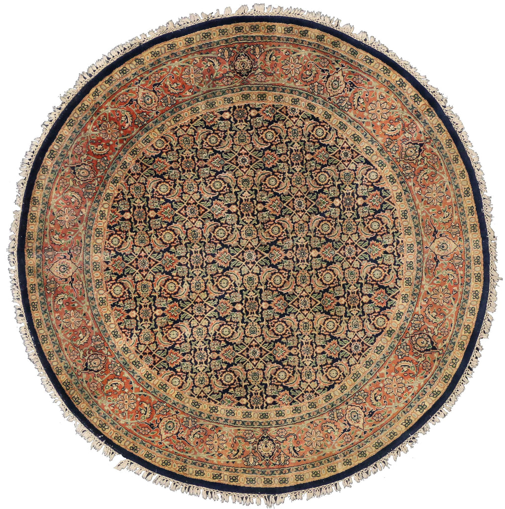 6 x 6 Vintage Indian Round Rug 74657