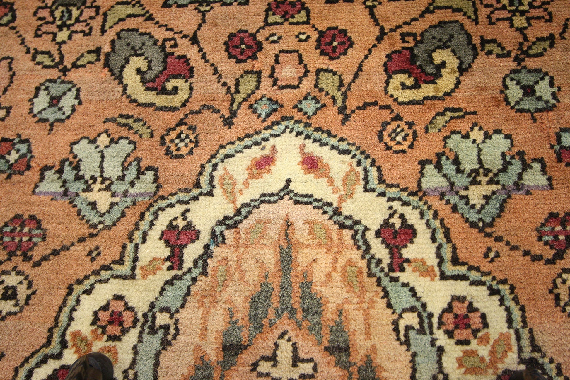 5 x 6 Vintage Indian Agra Rug 74659