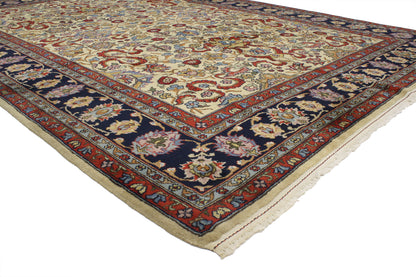 8 x 11 Vintage Romanian Isfahan Rug 74660