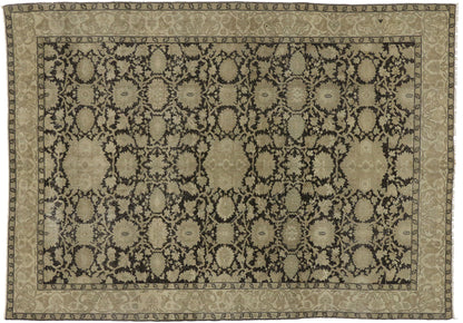 8 x 11 Distressed Antique Indian Agra Rug 74661