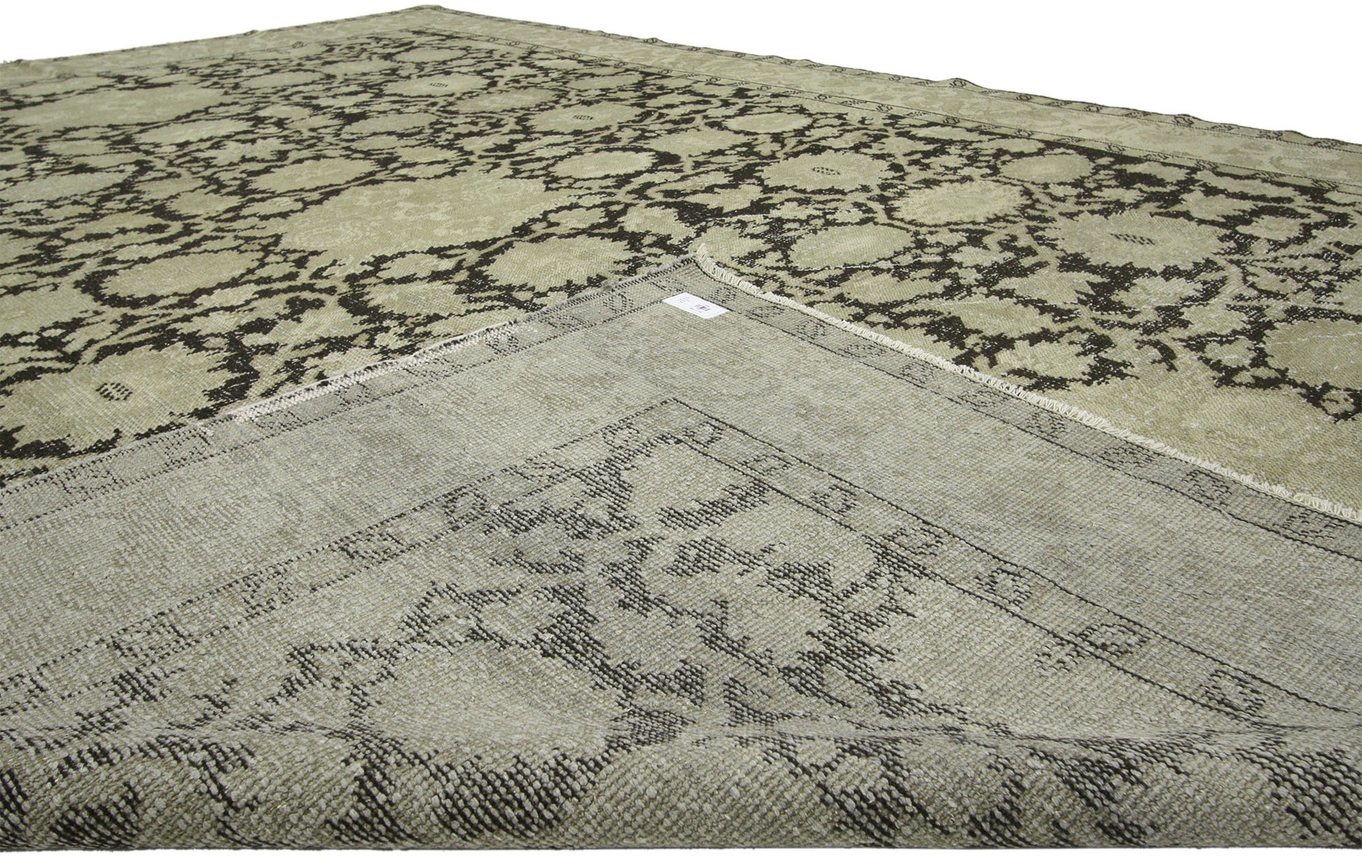 8 x 11 Distressed Antique Indian Agra Rug 74661