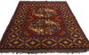 3 x 5 Vintage Afghan Rug 74664