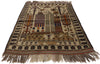 3 x 4 Vintage Afghan War Rug 74665