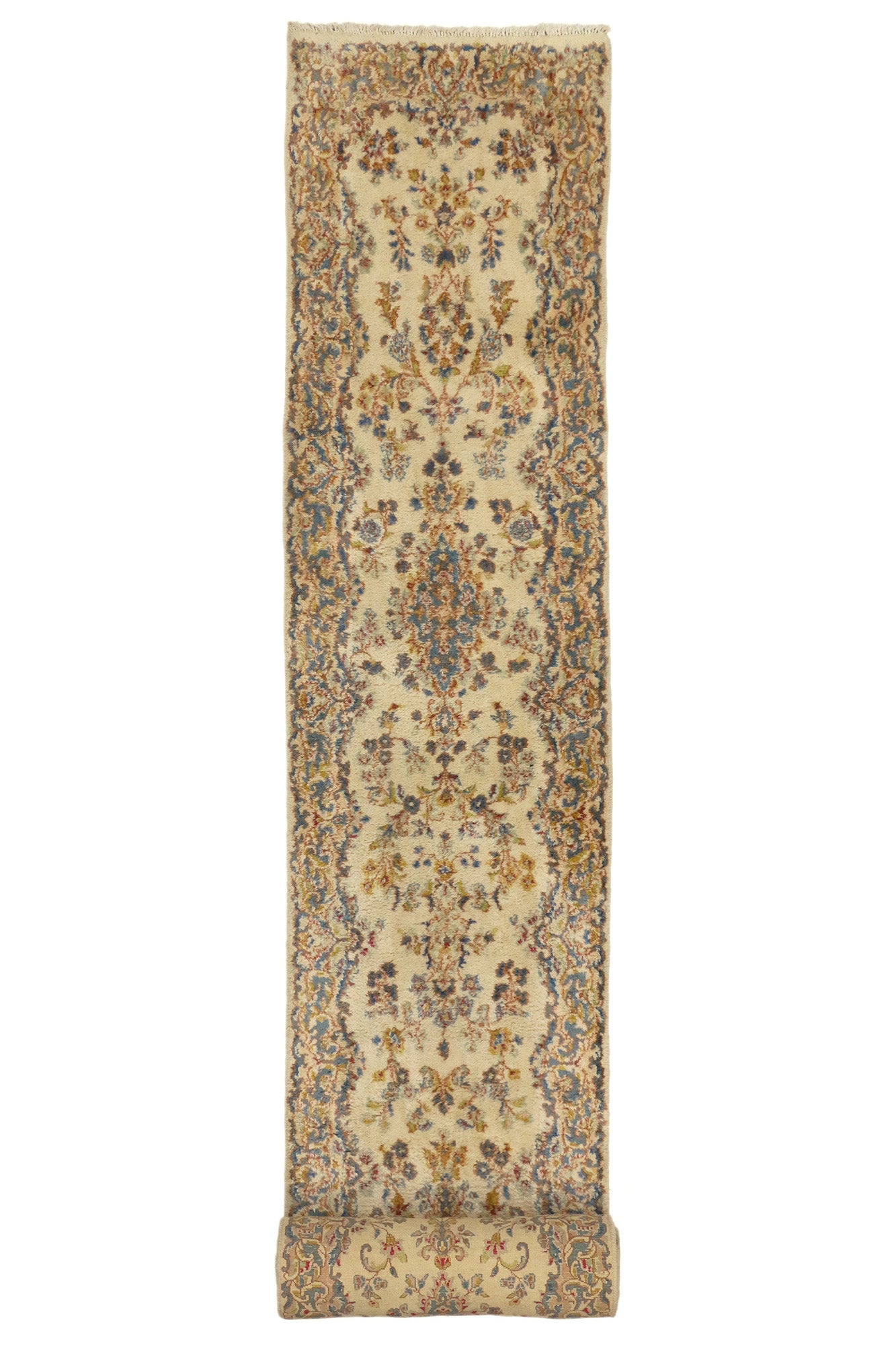 2 x 19 Vintage Persian Kerman Rug 74669