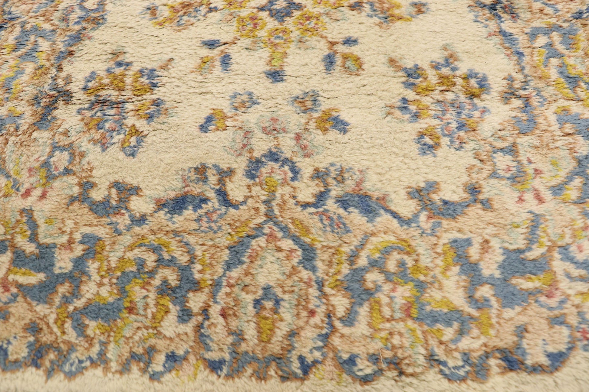 2 x 19 Vintage Persian Kerman Rug 74669