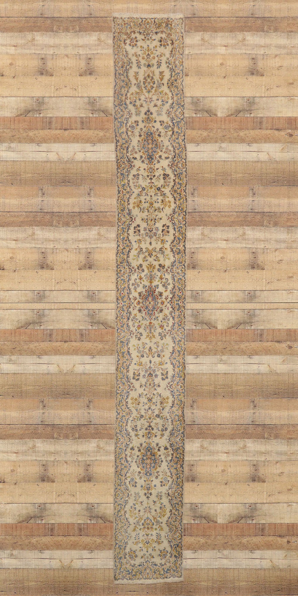 2 x 19 Vintage Persian Kerman Rug 74669