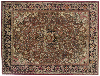 10 x 13 Antique Persian Mahal Rug 74671