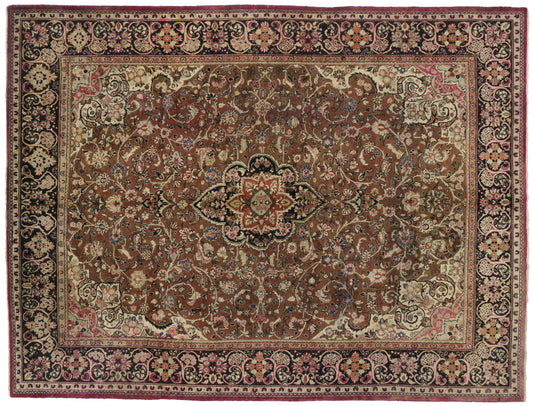 10 x 13 Antique Persian Mahal Rug 74671