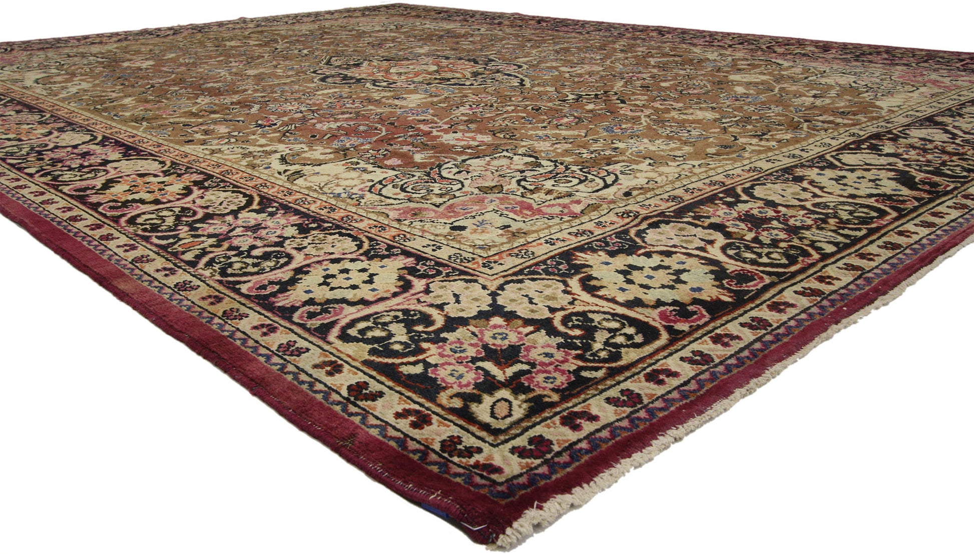 10 x 13 Antique Persian Mahal Rug 74671