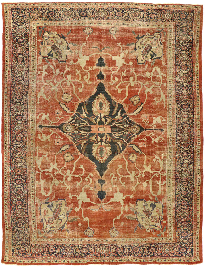 10 x 13 Antique Persian Sultanabad Rug 74681