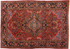 8 x 11 Vintage Hamadan Rug 74683
