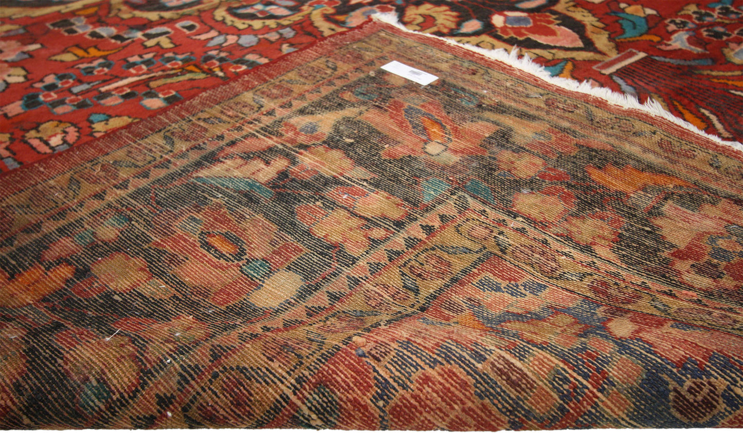8 x 11 Vintage Hamadan Rug 74683