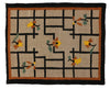 9 x 11 Vintage Swedish Kilim Rug 74685