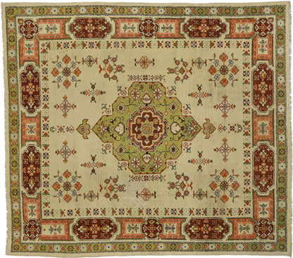 9 x 10 Vintage European Rug 74687