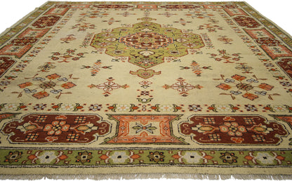 9 x 10 Vintage European Rug 74687