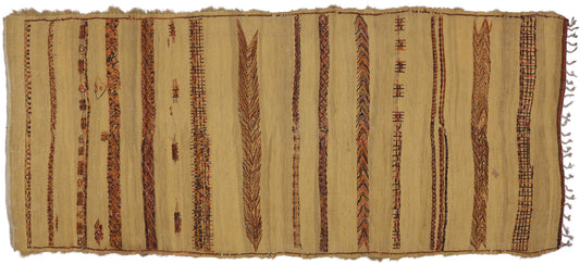 6 x 13 Moroccan Bamboo Kilim 74703