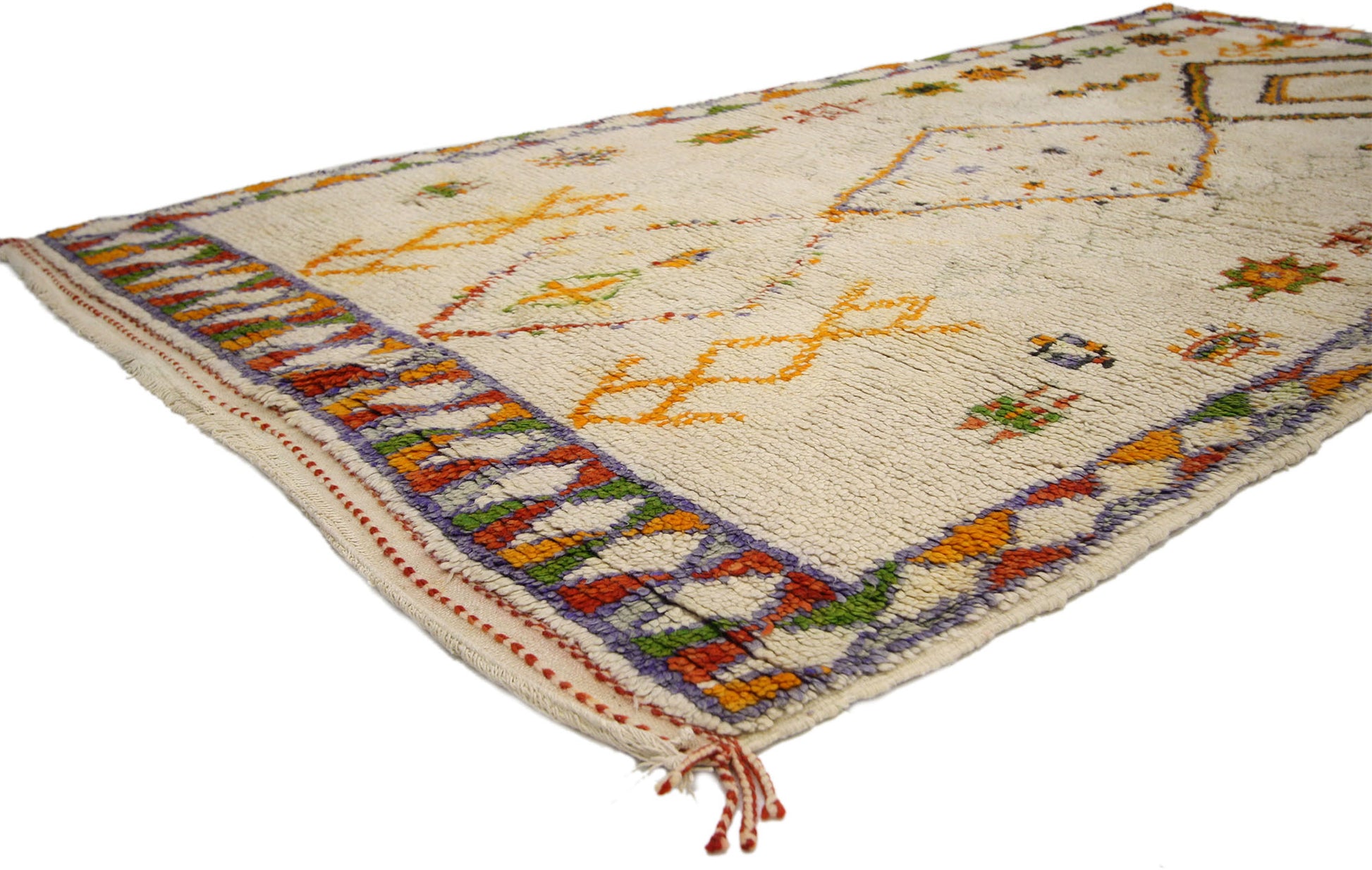 5 x 8 Vintage Moroccan Rug 74704