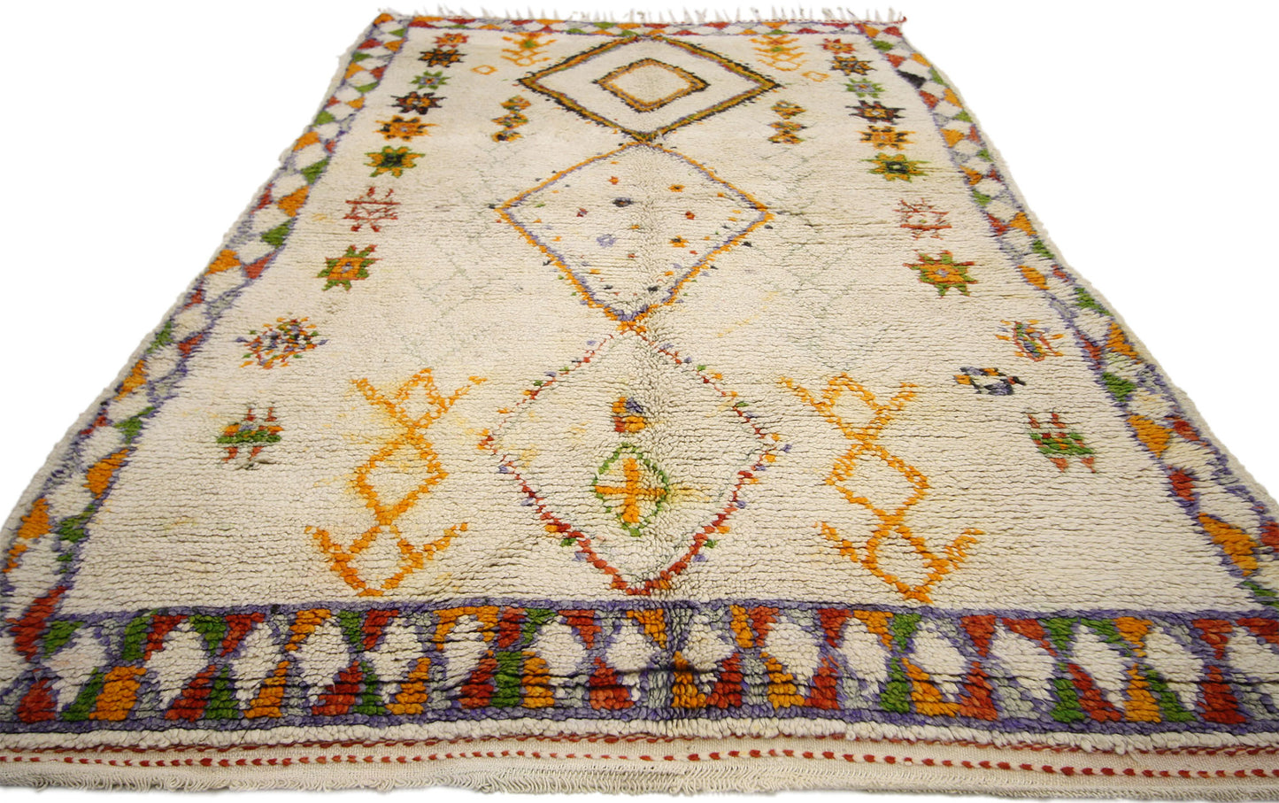5 x 8 Vintage Moroccan Rug 74704