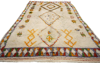 5 x 8 Vintage Moroccan Rug 74704