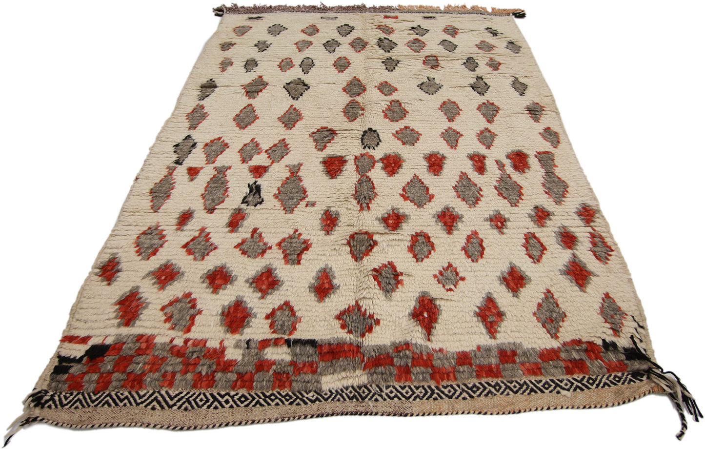 4 x 5 Vintage Moroccan Rug 74706