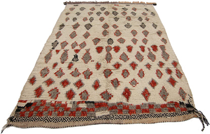 4 x 5 Vintage Moroccan Rug 74706