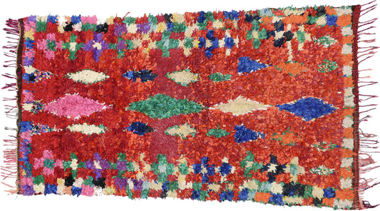 5 x 8 Vintage Moroccan Rug 74726