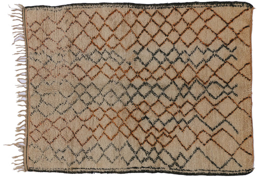 5 x 7 Vintage Moroccan Rug 74728