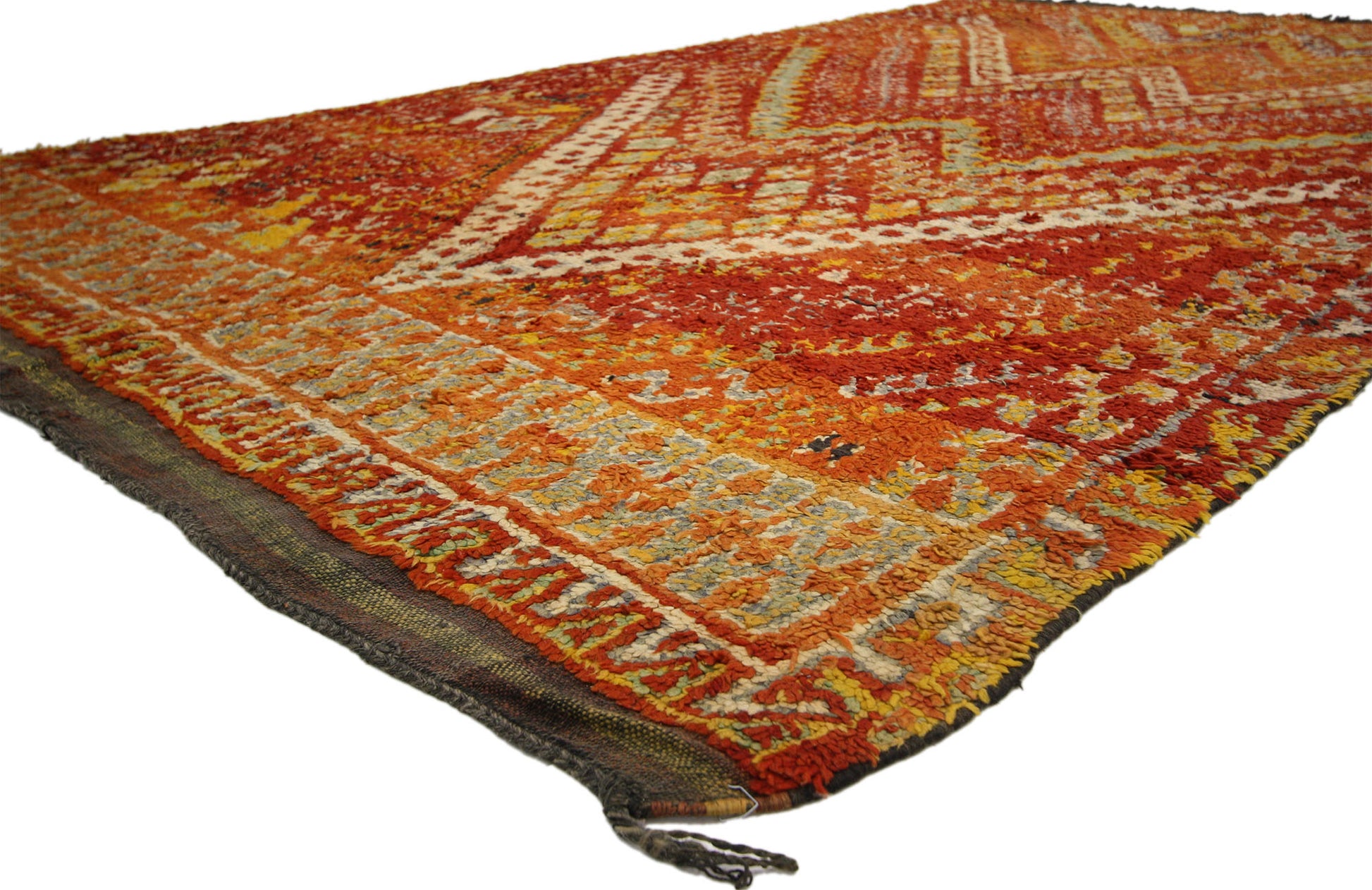 6 x 10 Vintage Beni MGuild Moroccan Rug 74729