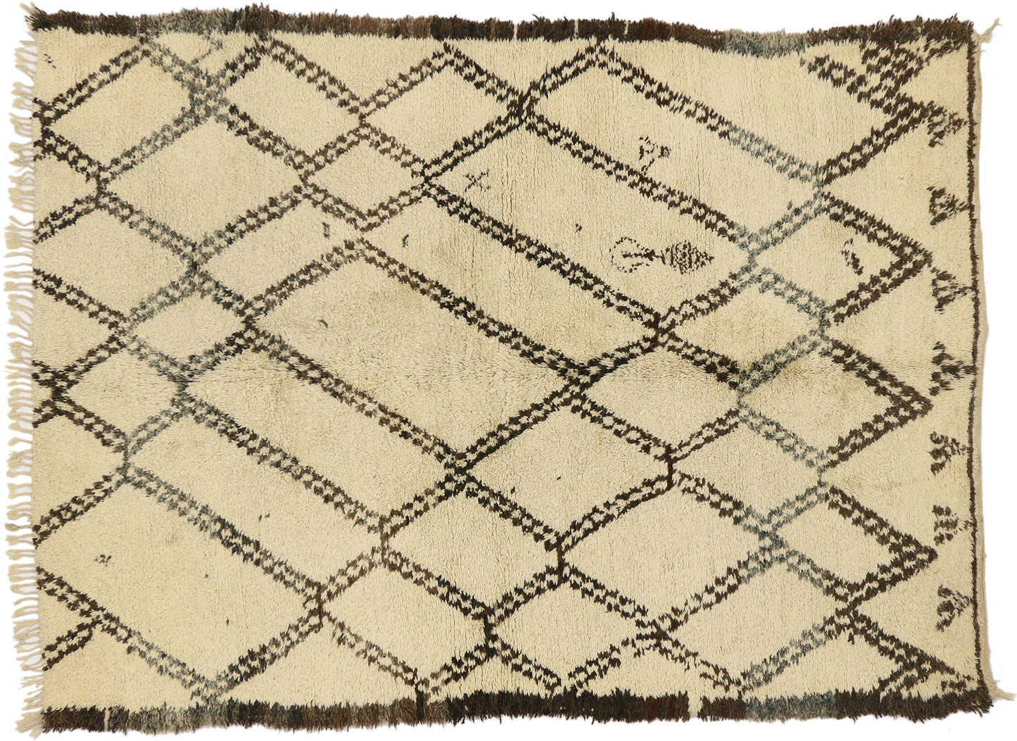 7 x 9 Vintage Moroccan Rug 74730