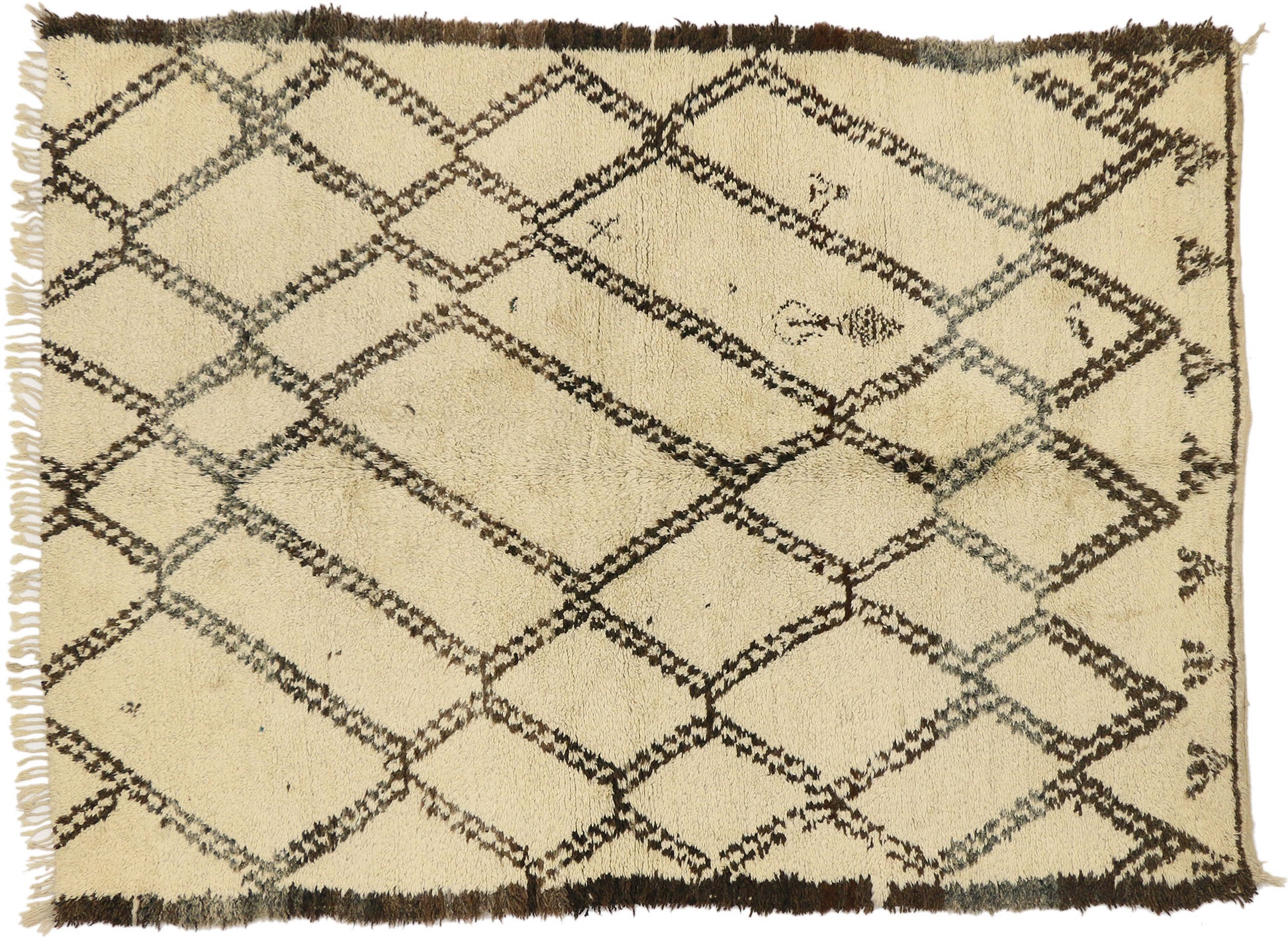 7 x 9 Vintage Moroccan Rug 74730