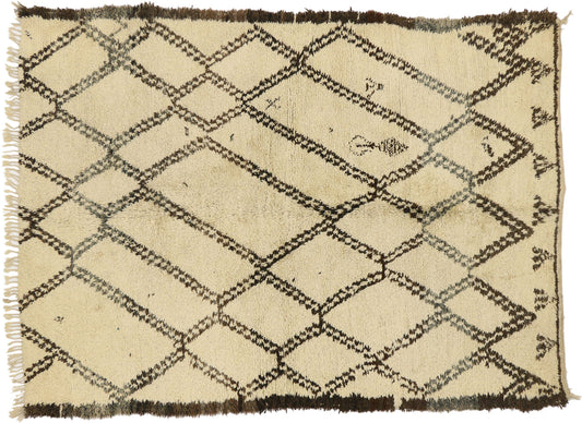 7 x 9 Vintage Moroccan Rug 74730