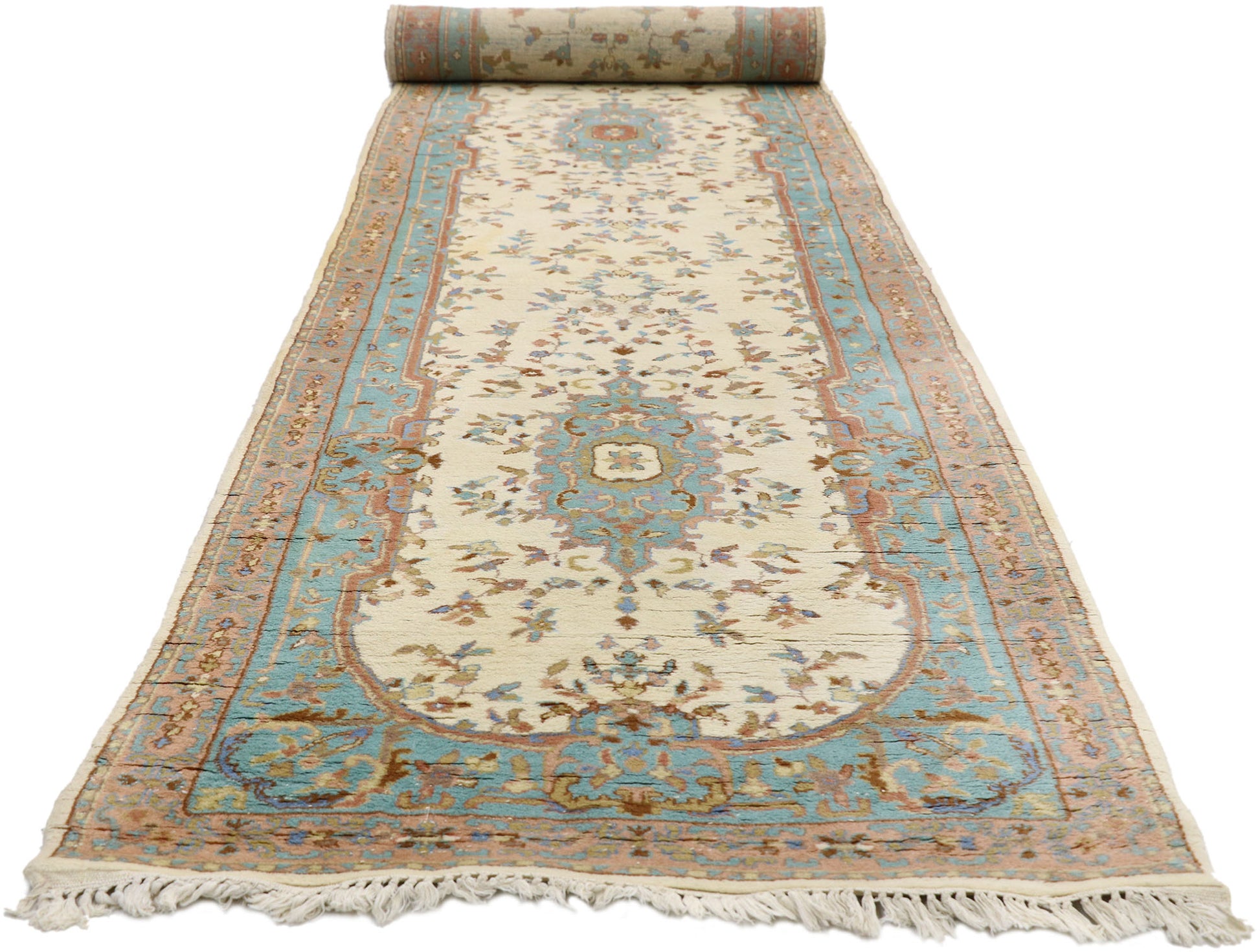 3 x 15 Vintage Indian Rug 74740