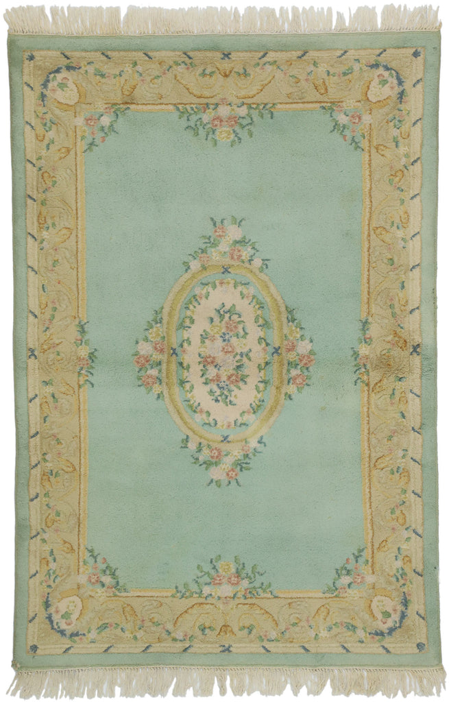 4 x 6 Vintage Indian Rug 74741