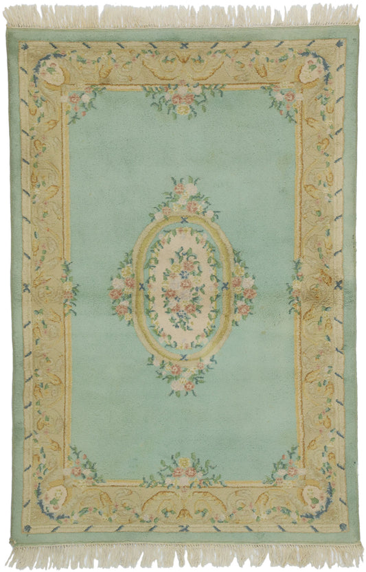 4 x 6 Vintage Indian Rug 74741