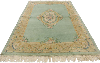 4 x 6 Vintage Indian Rug 74741