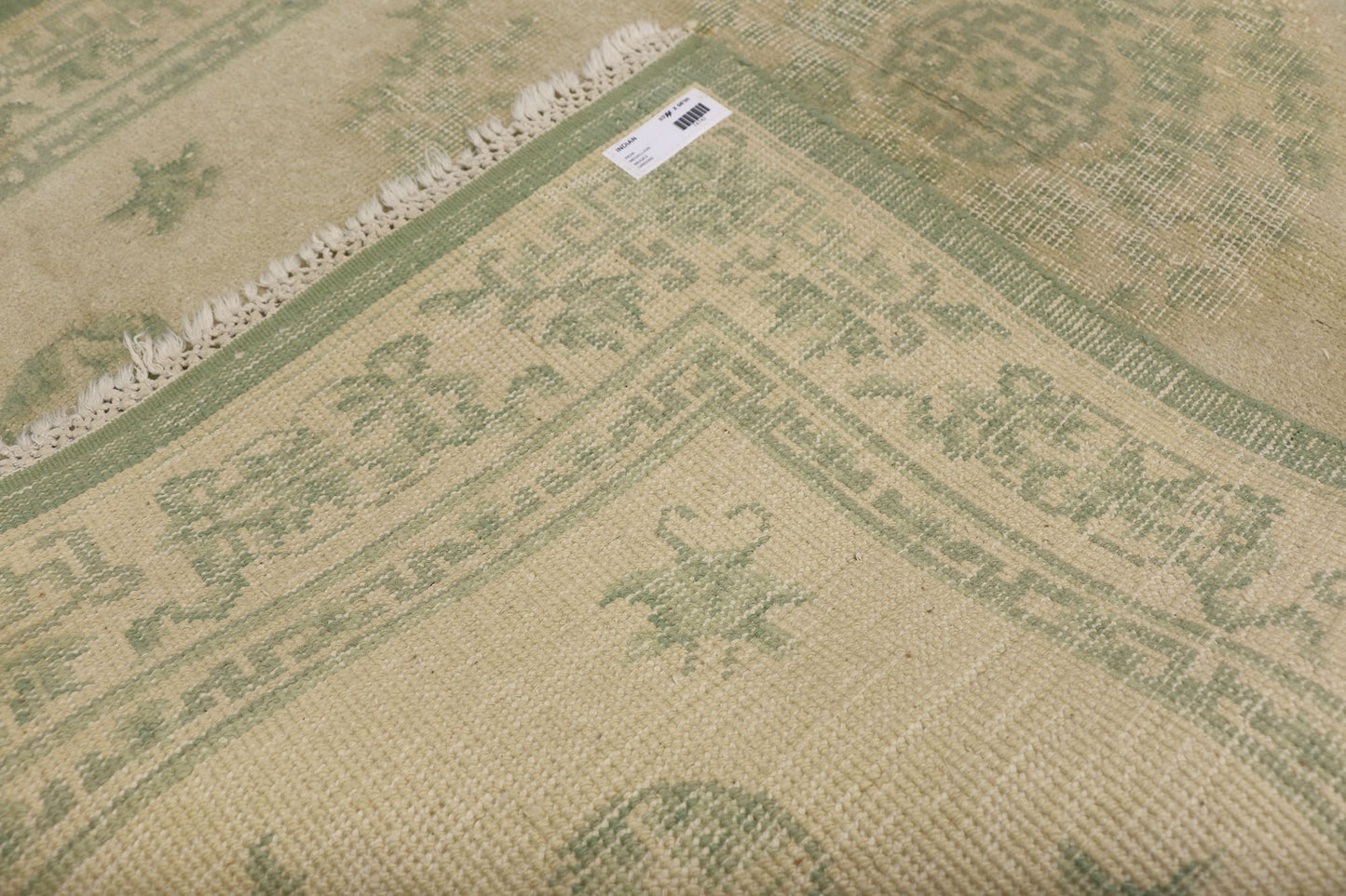 4 x 6 Vintage Indian Shabby Chic Rug 74742