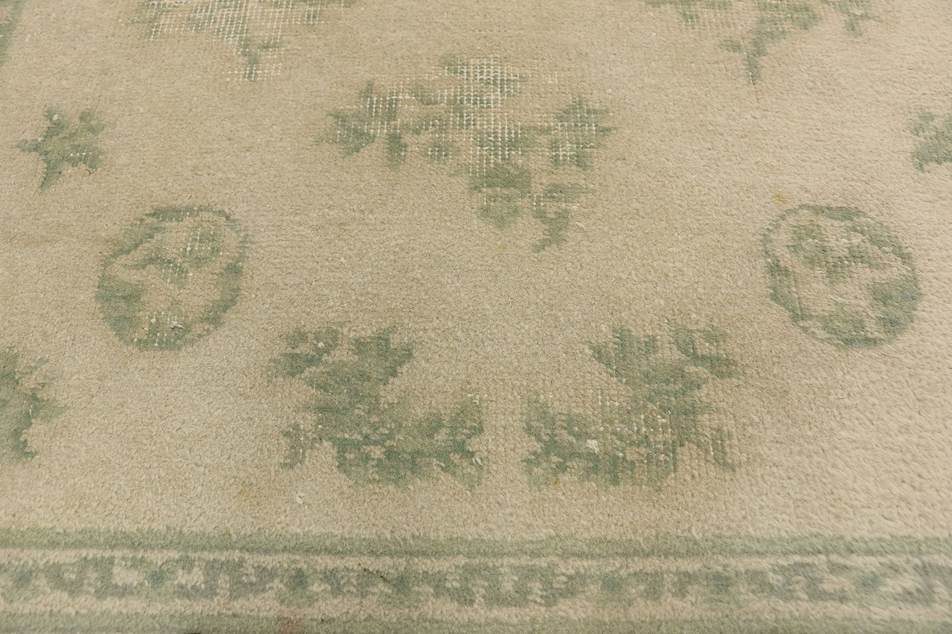 4 x 6 Vintage Indian Shabby Chic Rug 74742