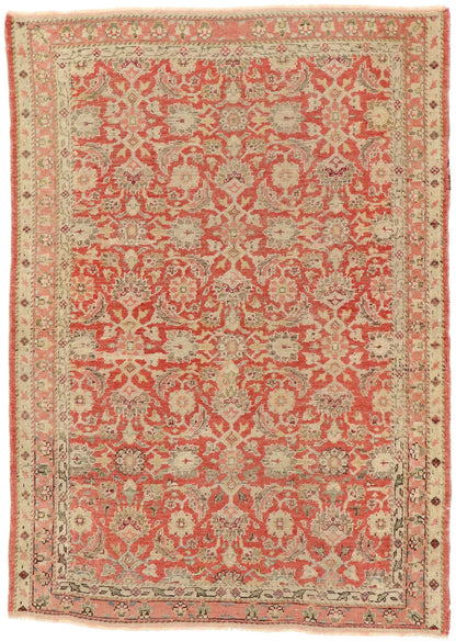 5 x 6 Vintage Turkish Oushak Rug 74744
