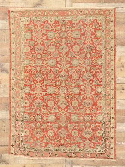 5 x 6 Vintage Turkish Oushak Rug 74744