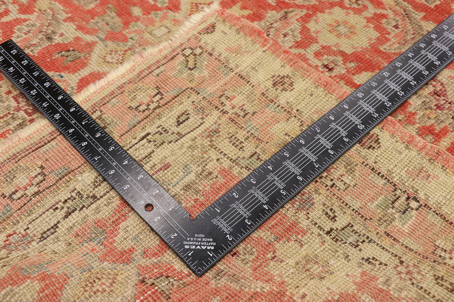 5 x 6 Vintage Turkish Oushak Rug 74744