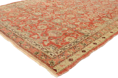 5 x 6 Vintage Turkish Oushak Rug 74744