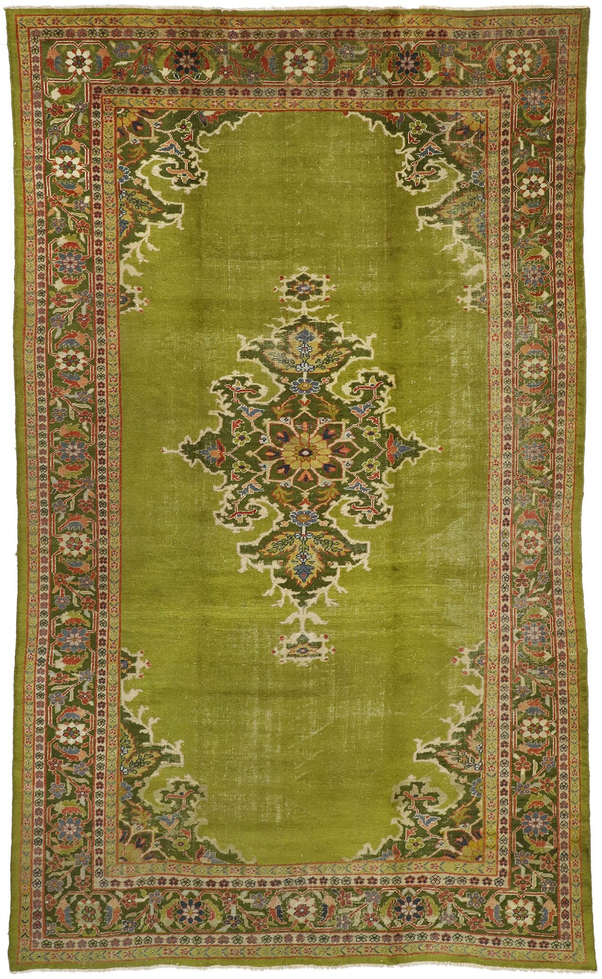9 x 15 Antique Persian Sultanabad Rug 74747