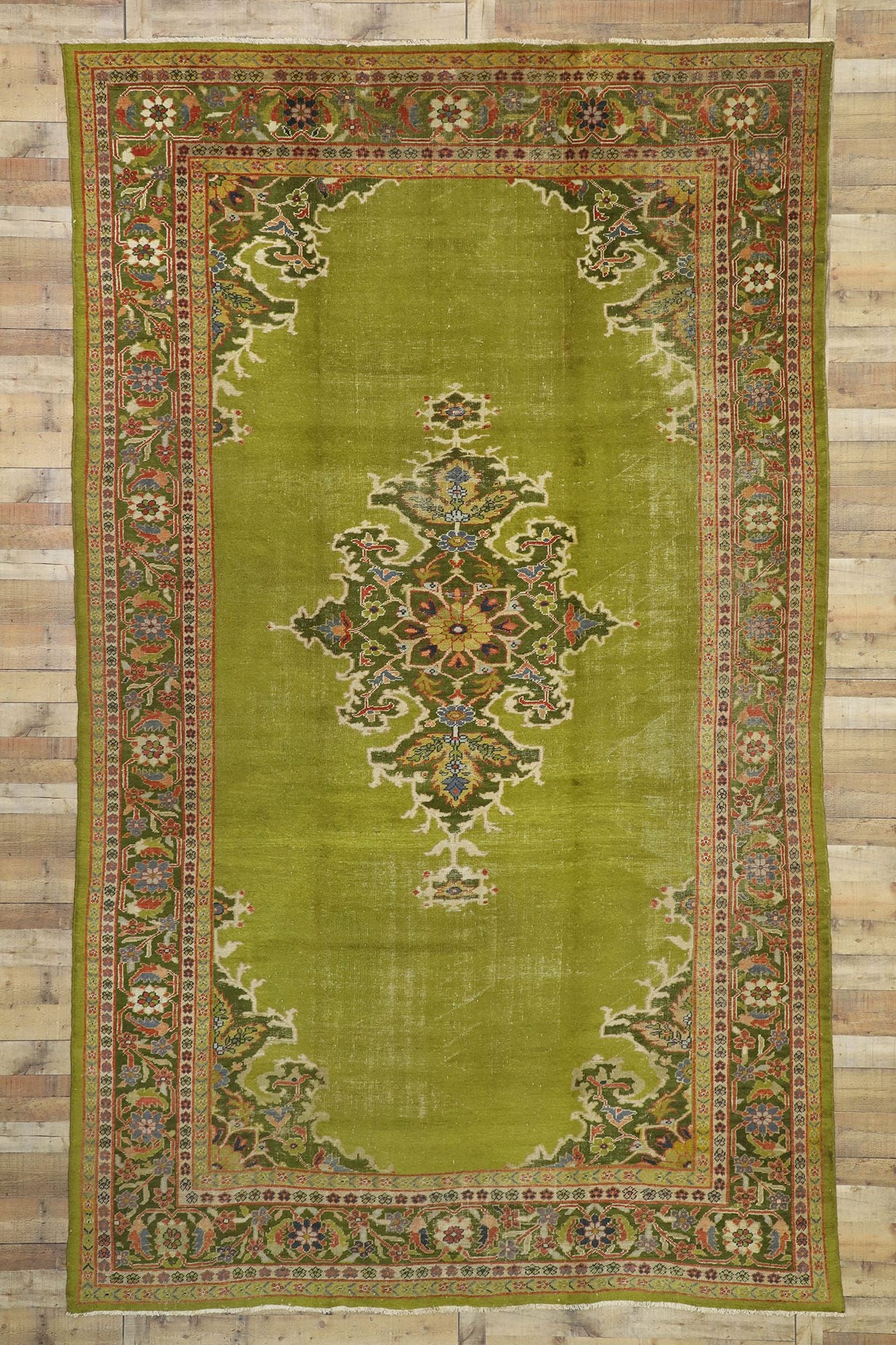 9 x 15 Antique Persian Sultanabad Rug 74747