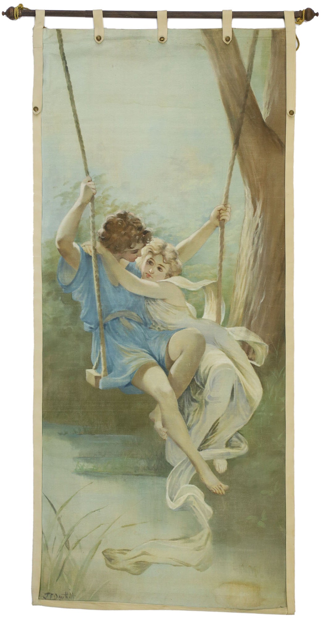 3 x 6 Antique French Style Tapestry 74750