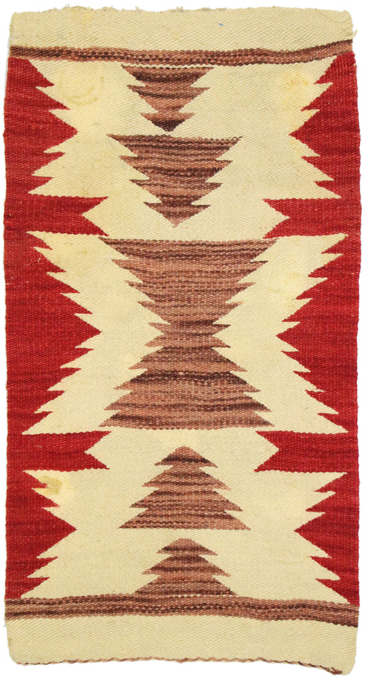 2 x 3 Antique Navajo Eye Dazzler Rug 74756
